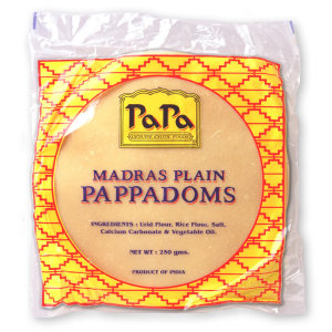 Papa Poppadum (Plain) 250g